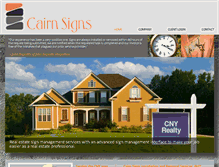 Tablet Screenshot of cairnsigns.com